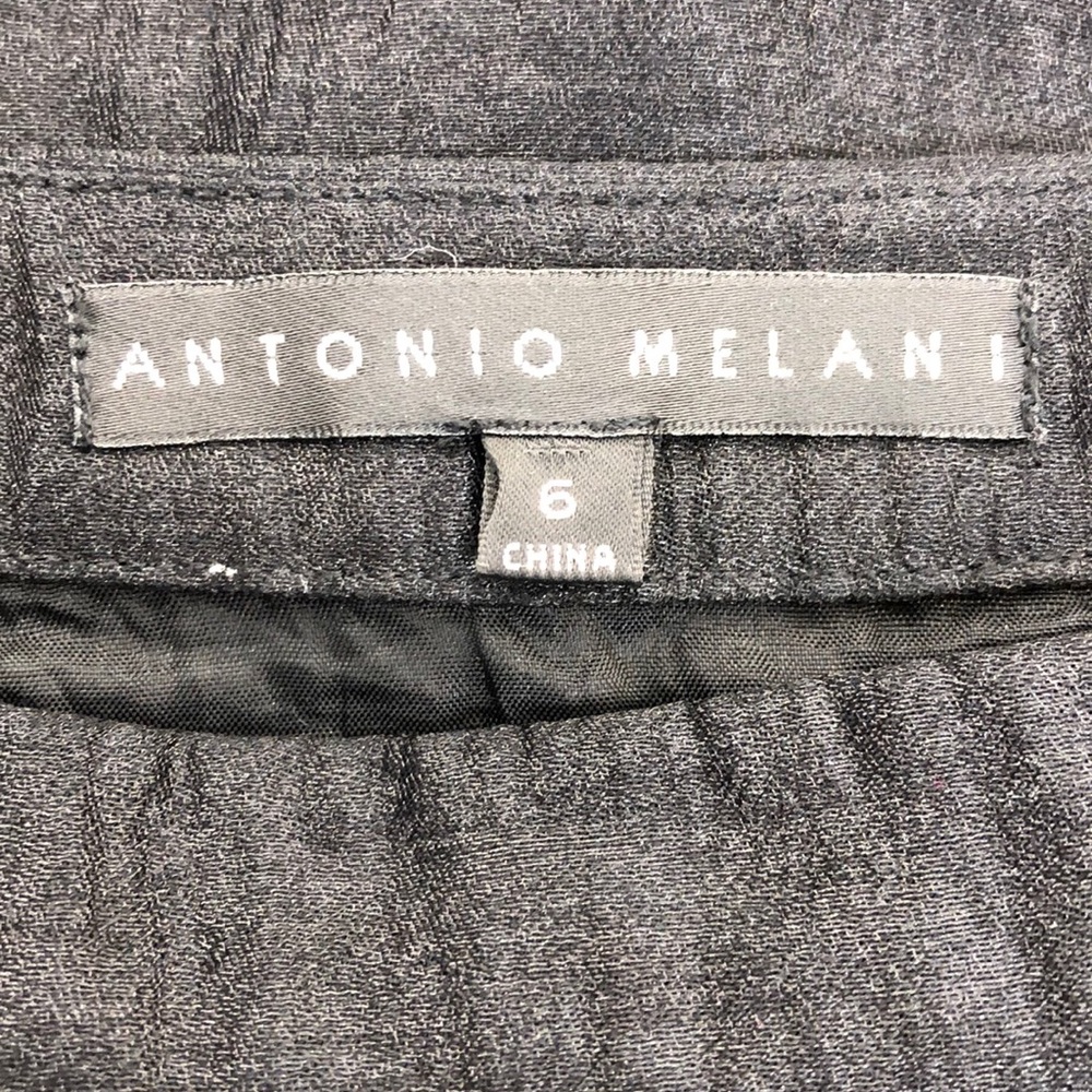 Antonio Melani Black Ruffle Hem Skirt - Picture 4 of 6